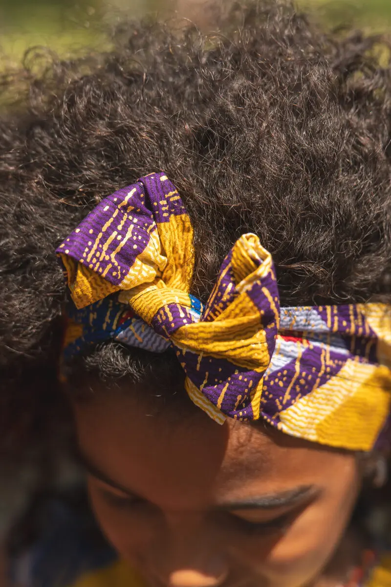 Bandeau à cheveux Senia à motif