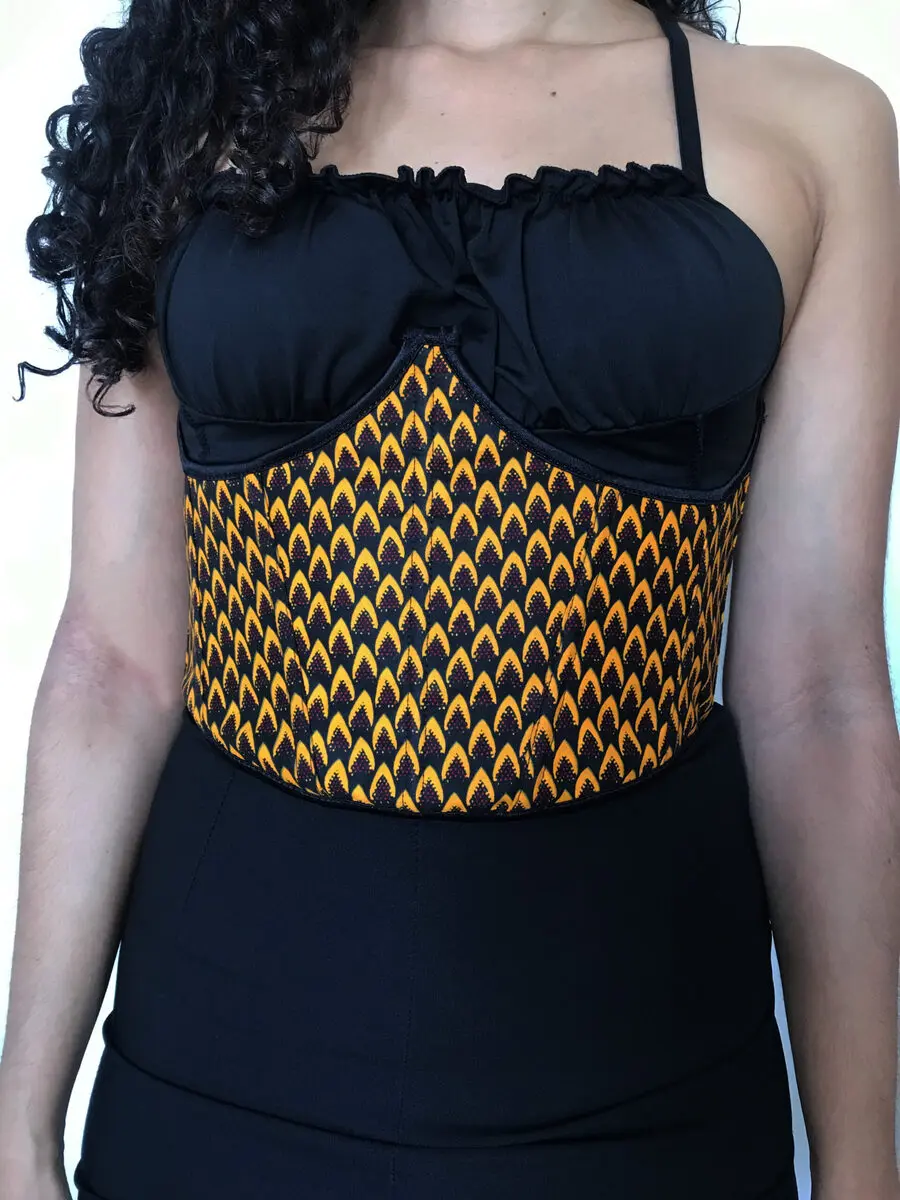 Ceinture corset Flamme