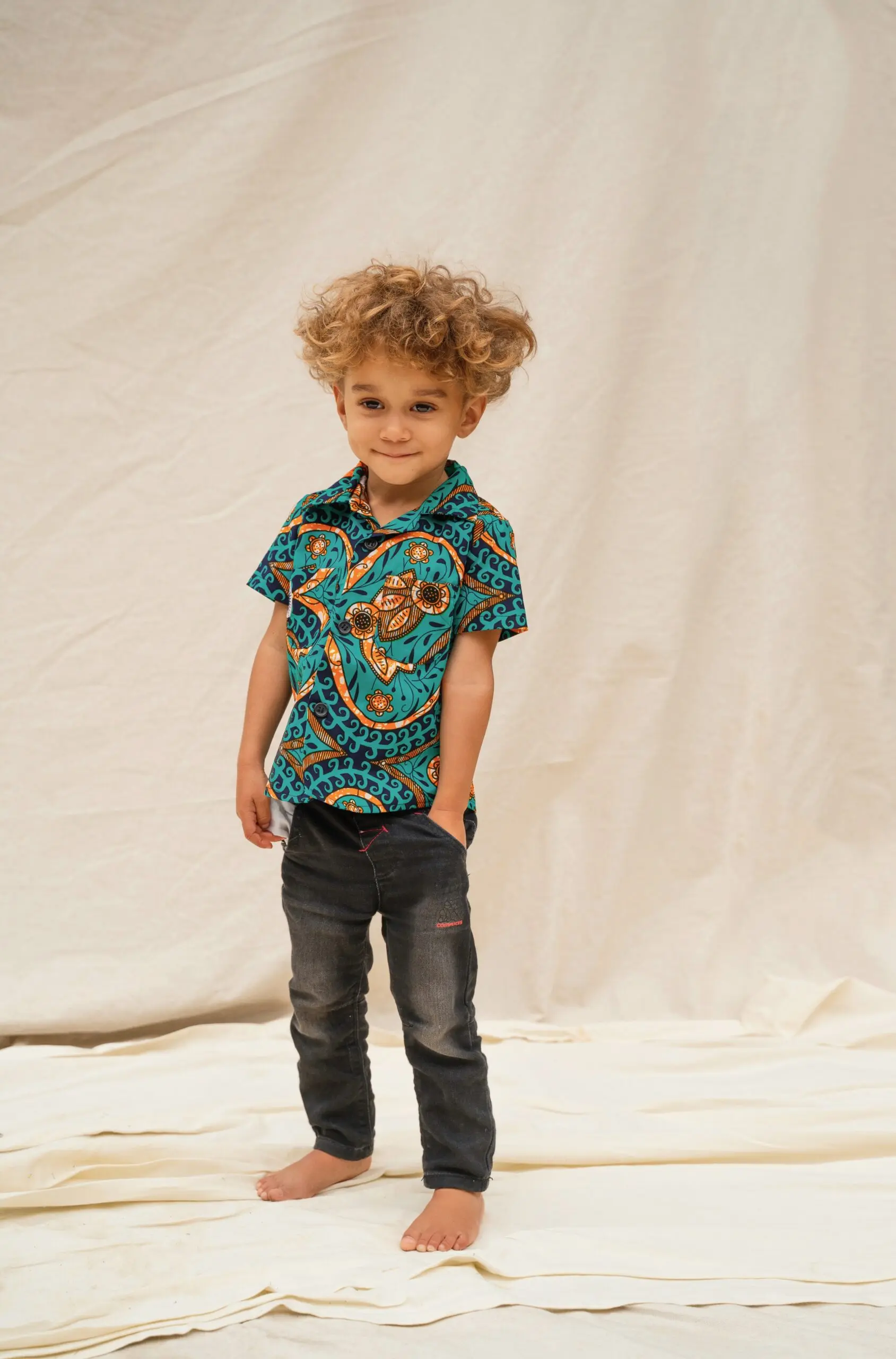 Chemise Enfant Émeraude