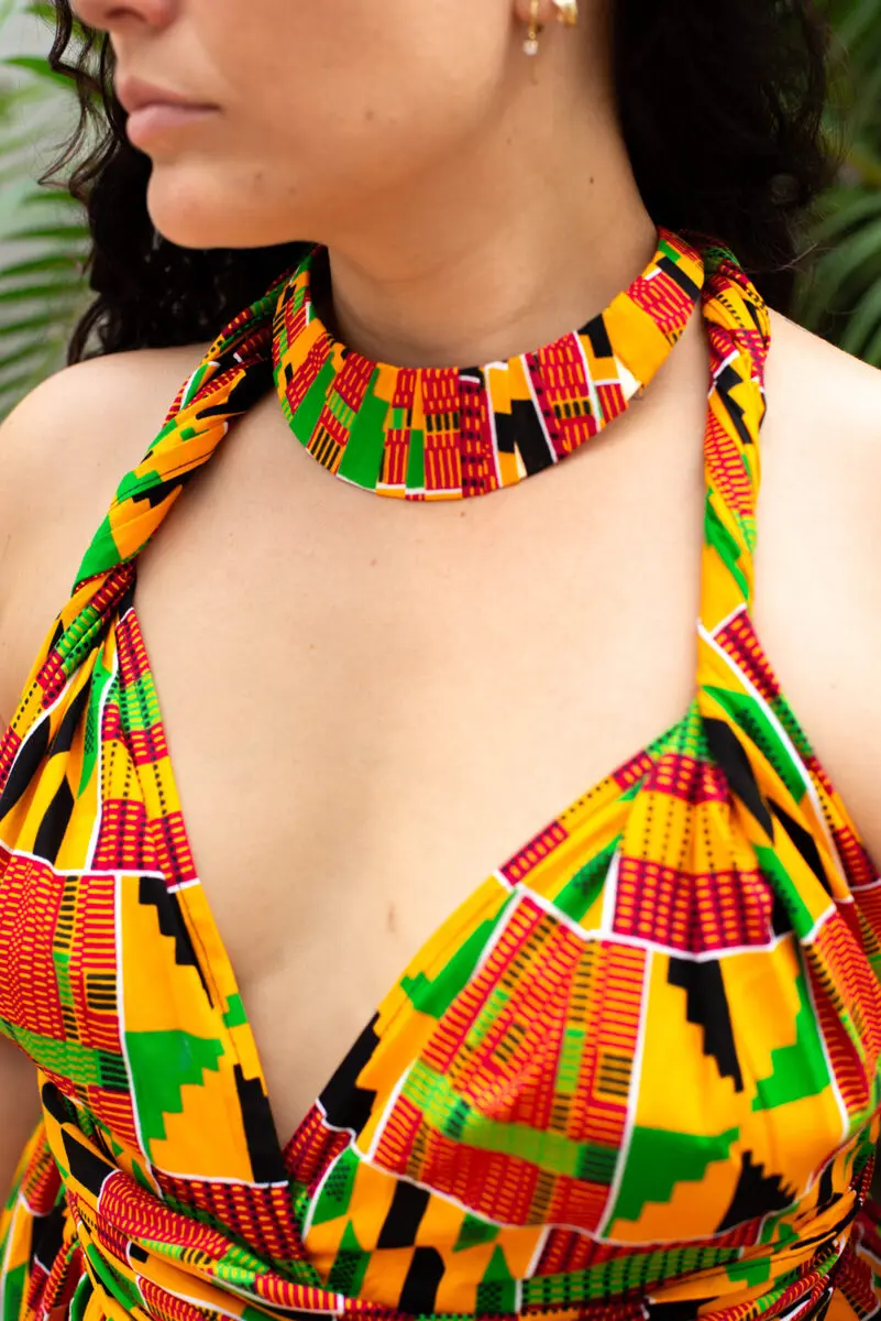 Collier Ashanti orange