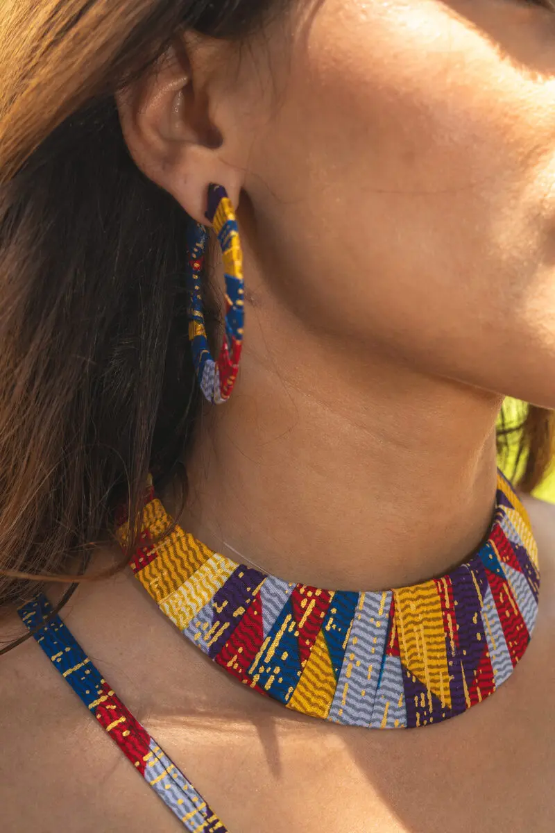 Collier Senia à motif