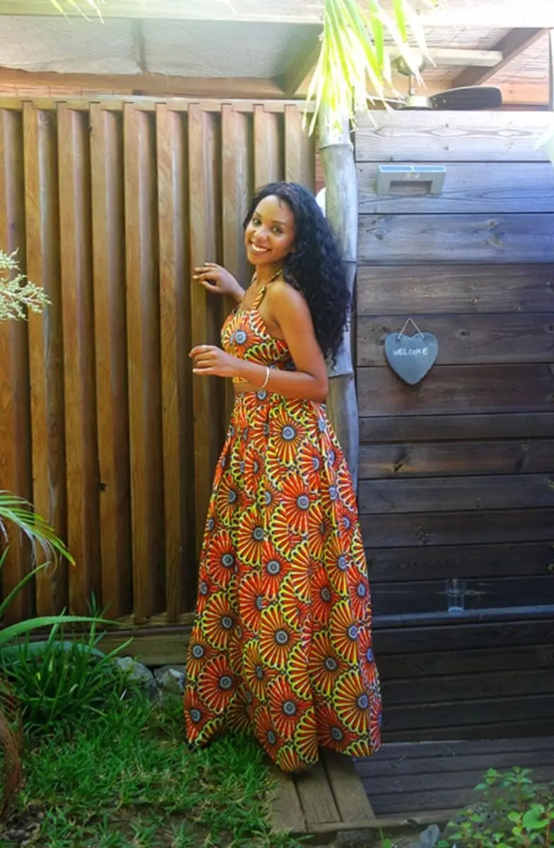 Maxi Jupe d'ensemble Acha (2 coloris)