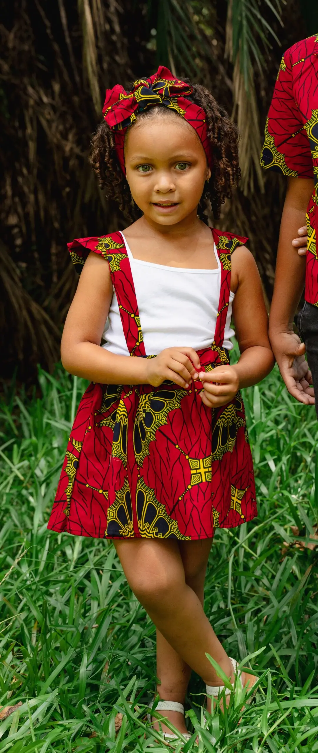 Jupe enfant à bretelles Asmara