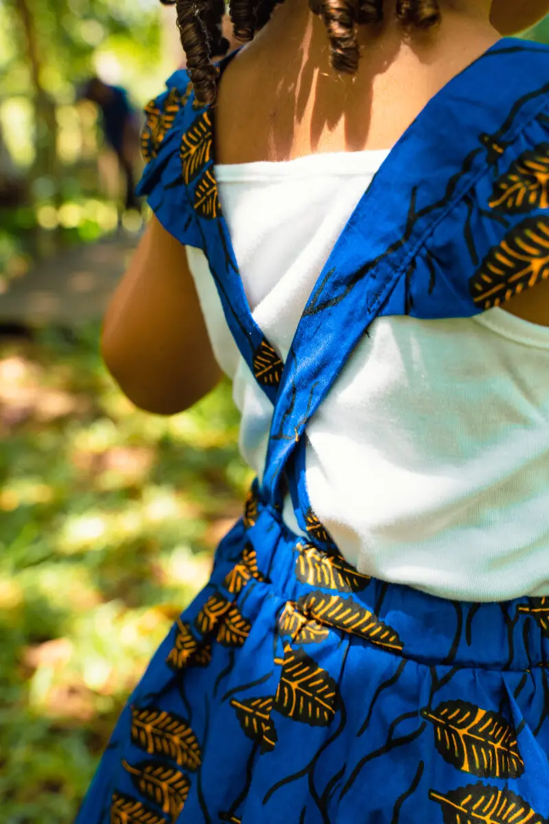 Jupe enfant à bretelles Yendi