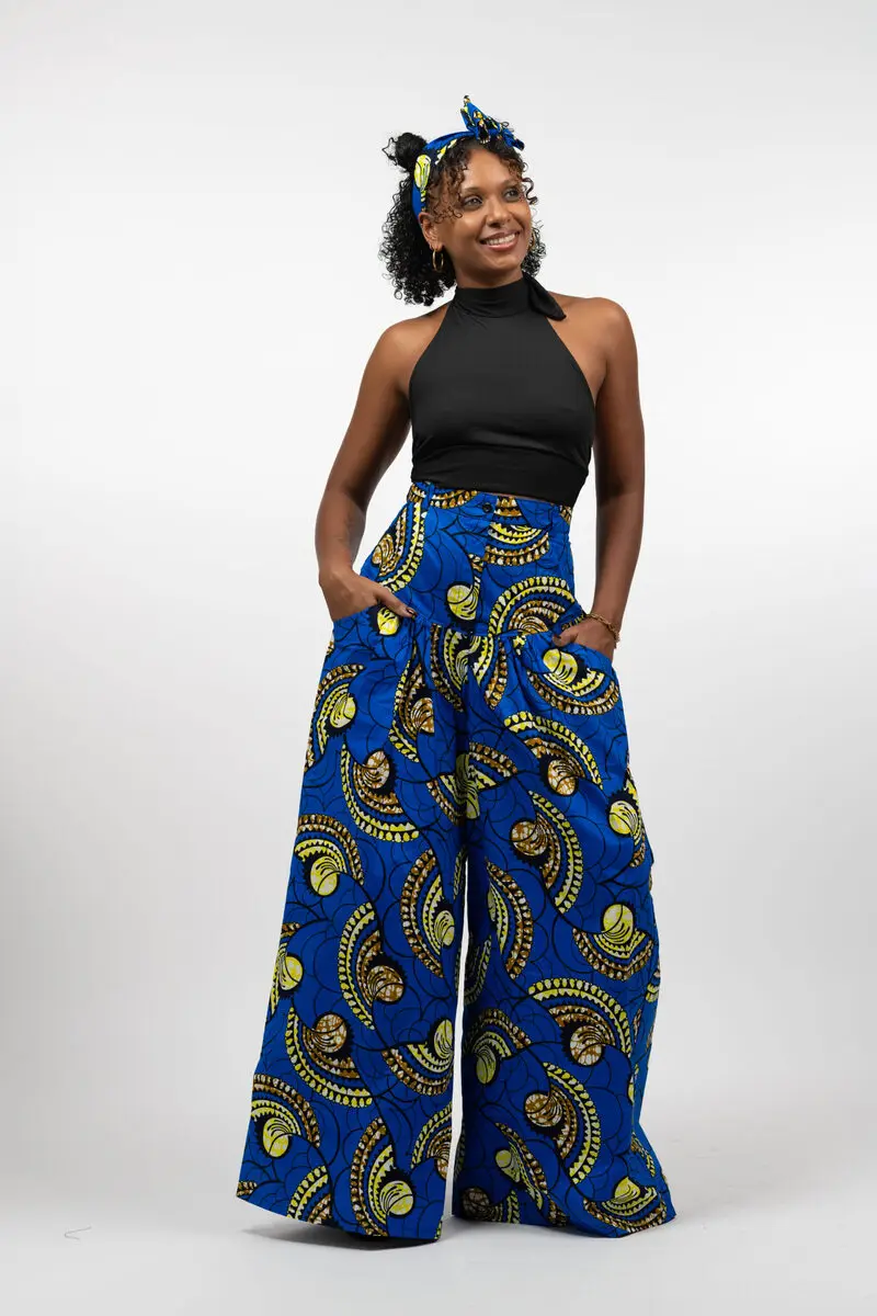 Pantalon évasé Akwélé
