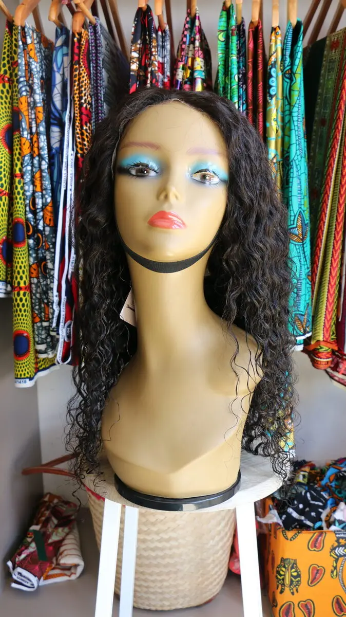 Perruque lace frontale Deep curl 20 pouces