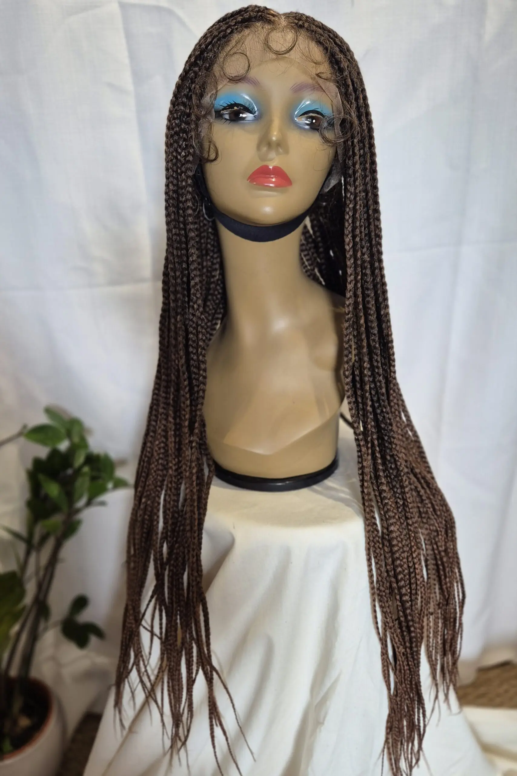 Perruque synthétique box braids