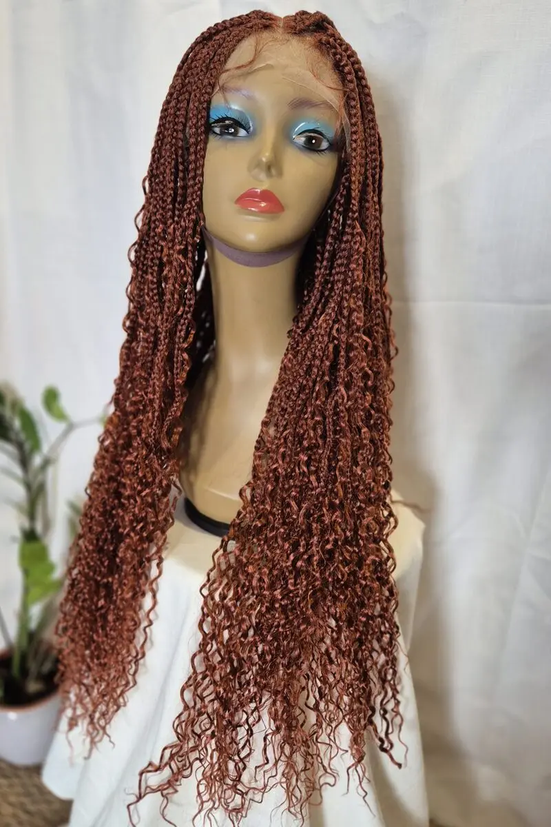 Perruque synthétique tresses goddess