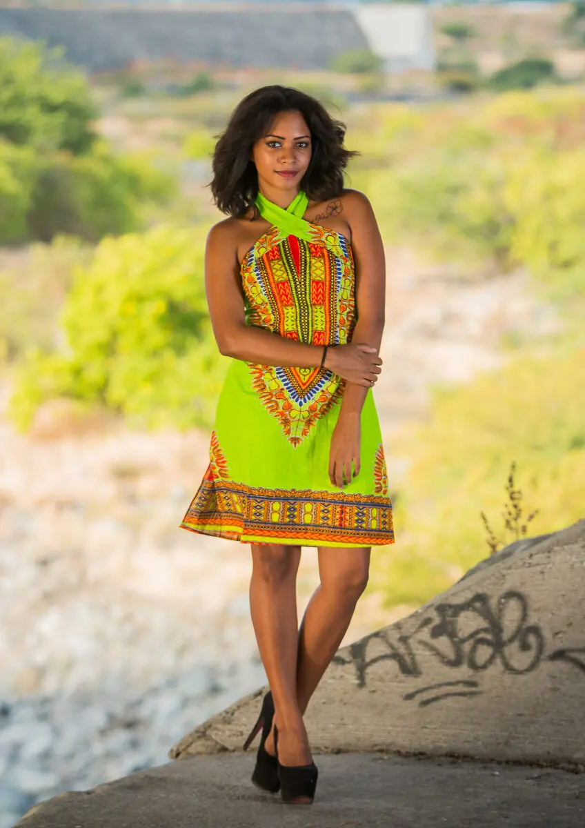 Robe Dashiki Croisée (4 coloris)