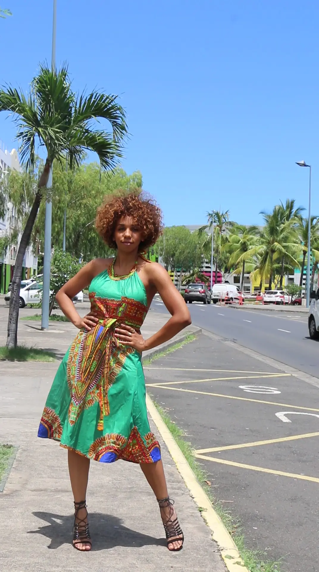 Backless Dashiki Dress