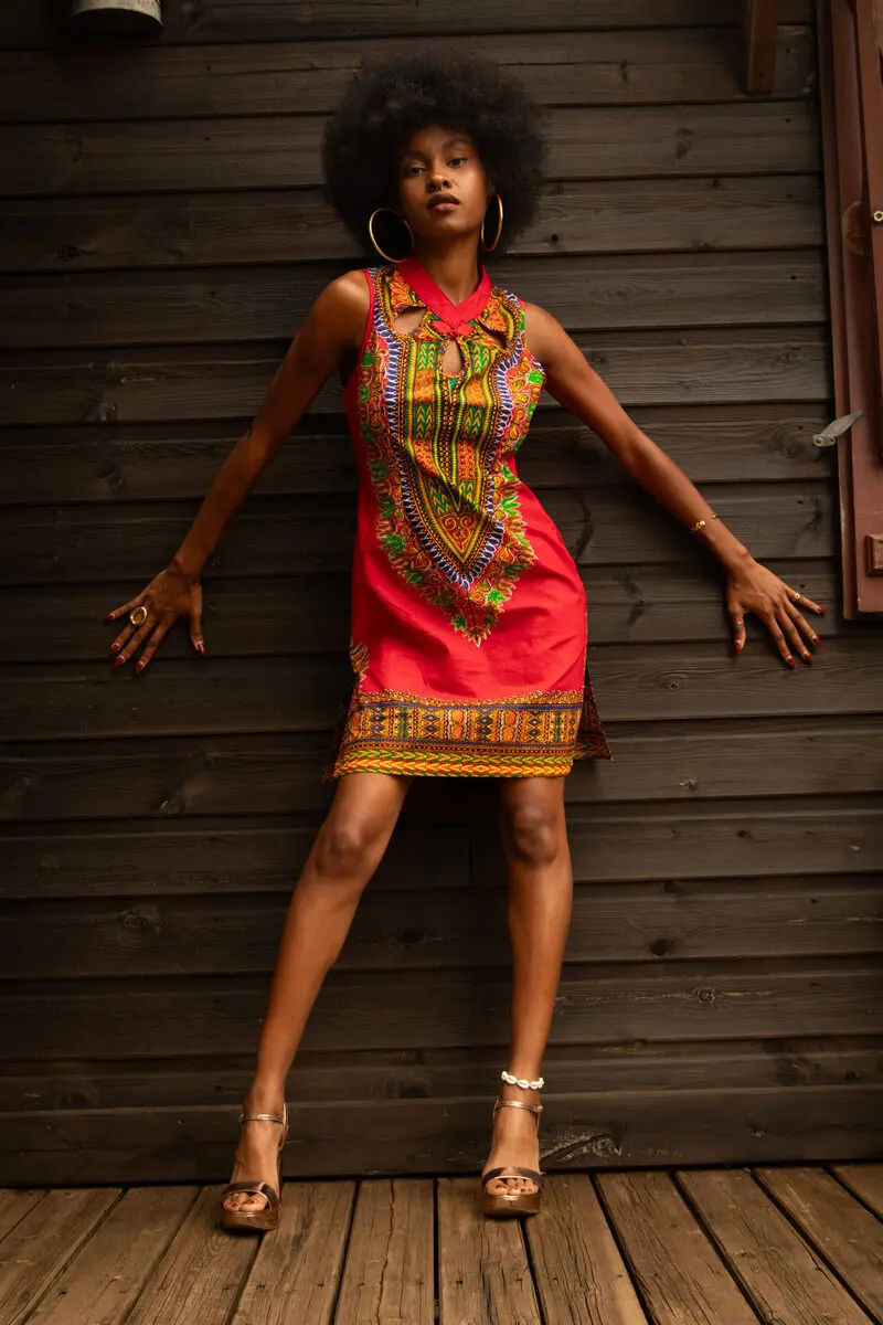 Mao Dashiki Dress (3 colors)