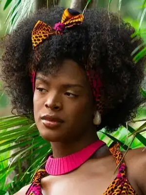 Bandeau à cheveux Aïda rose 5