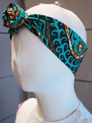 Bandeau à cheveux Émeraude 5