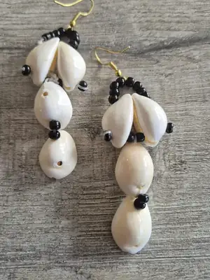 Boucles d'oreilles Cauris 4