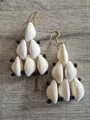 Boucles d'oreilles Cauris 6