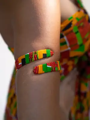 Bracelet de bras Ashanti Orange