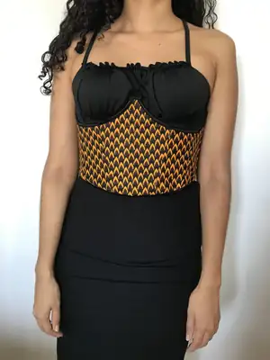 Ceinture corset Flamme