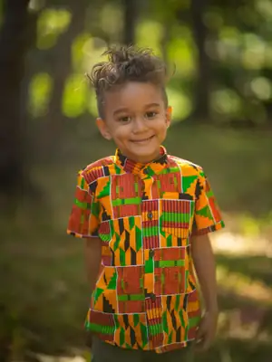 Chemise enfant Ashanti Orange