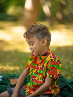 Chemise enfant Ashanti Orange 5