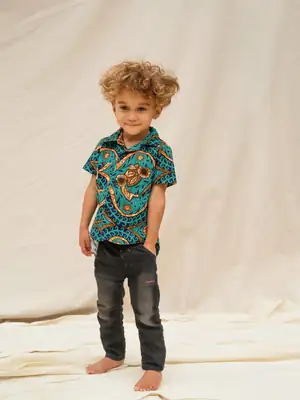 Chemise Enfant Émeraude