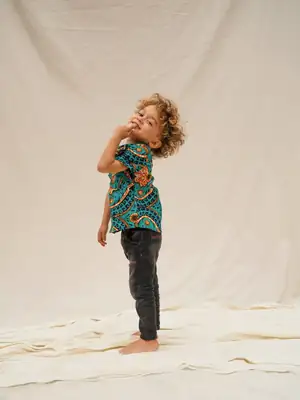 Chemise Enfant Émeraude