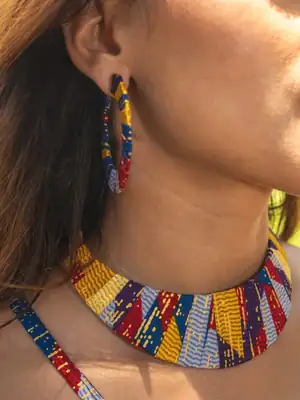 Collier Senia à motif