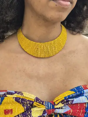 Collier Senia jaune
