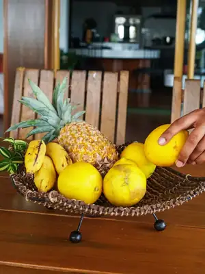 Corbeille à fruits carrée