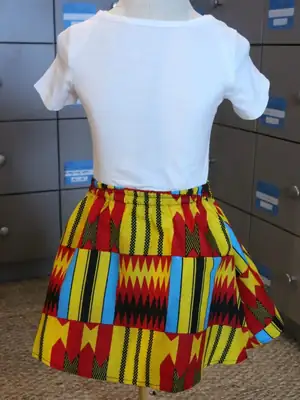 Ensemble fille jaune Afrique 3