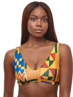 Haut de bikini Akee Kente