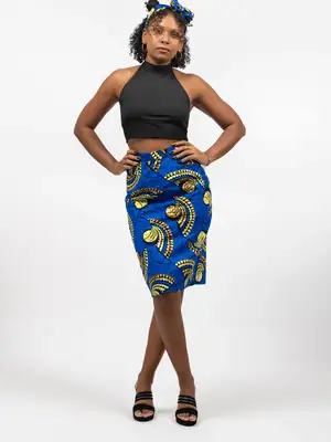 Jupe crayon Akwélé