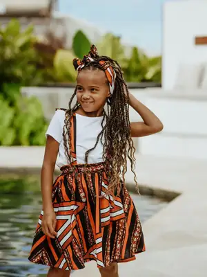 Jupe Enfant à Bretelles Eséka