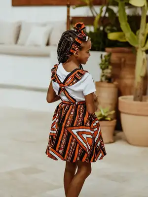 Jupe Enfant à Bretelles Eséka