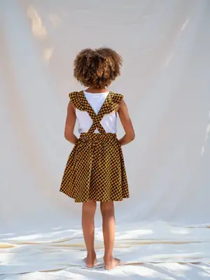Jupe Enfant à bretelles Flamme 3