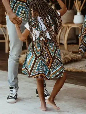 Jupe Enfant à Bretelles Kribi