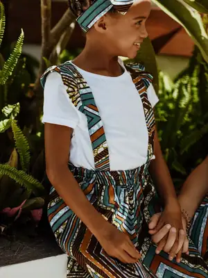 Jupe Enfant à Bretelles Kribi 4