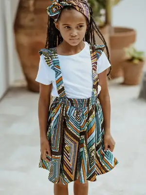 Jupe Enfant à Bretelles Kribi 6