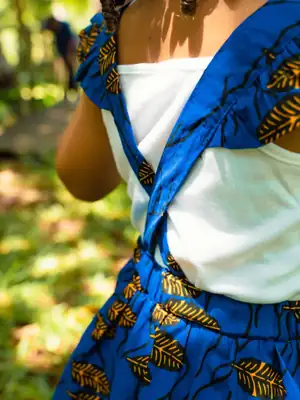 Jupe enfant à bretelles Yendi