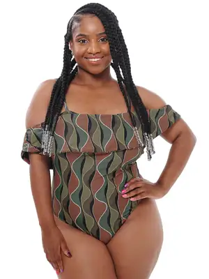 Maillot de bain Kiwi (Plus Size)