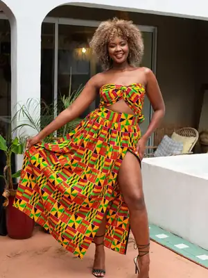 Maxi Jupe Ashanti Orange