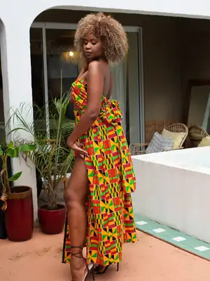 Maxi Jupe Ashanti Orange