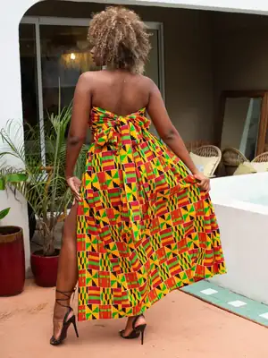 Maxi Jupe Ashanti Orange 3