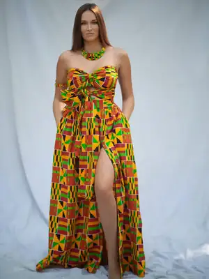 Maxi Jupe Ashanti Orange 6