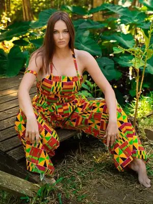 Pantalon Ashanti Orange 4