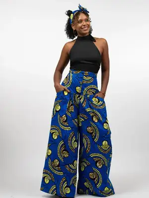 Pantalon évasé Akwélé