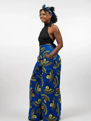 Pantalon évasé Akwélé
