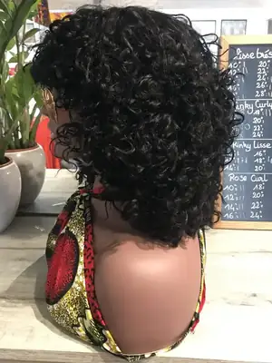 Perruque Funmi curl 10 pouces avec frange 3