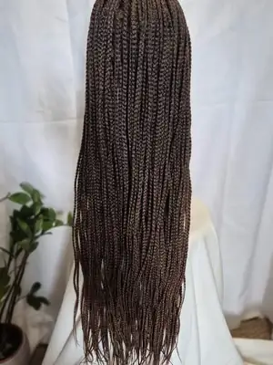 Perruque synthétique box braids 5