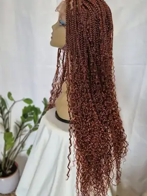 Perruque synthétique tresses goddess