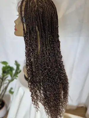 Perruque synthétique tresses goddess 6